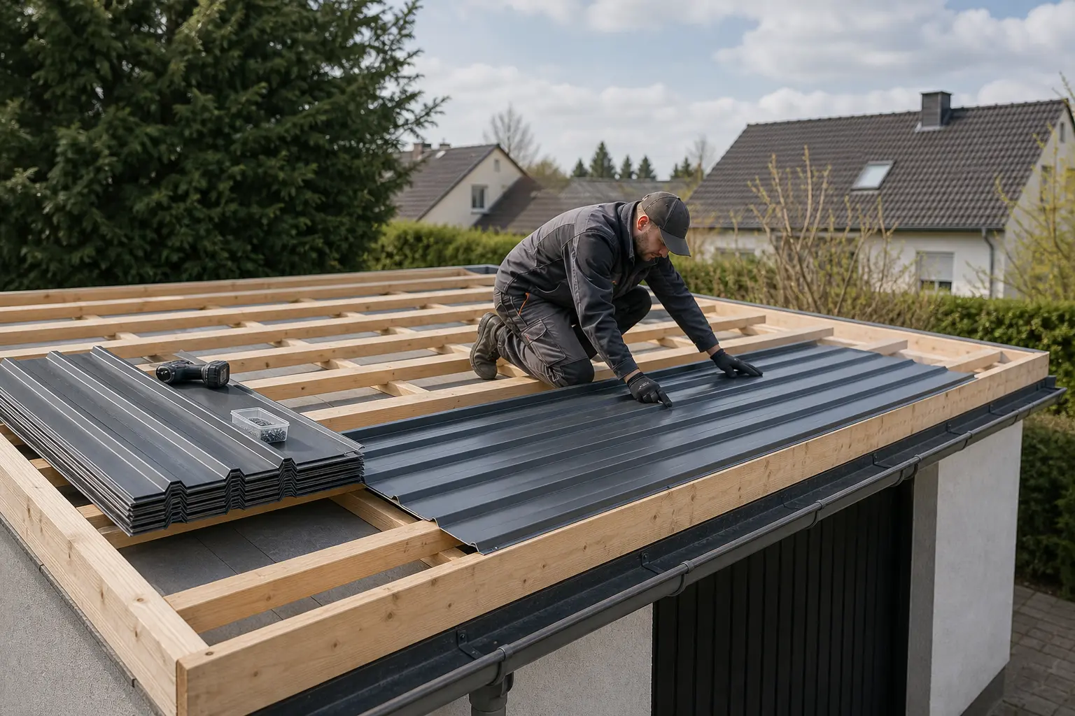 Neuaufbau einer Dachfläche mit passenden Ersatzmaterialien