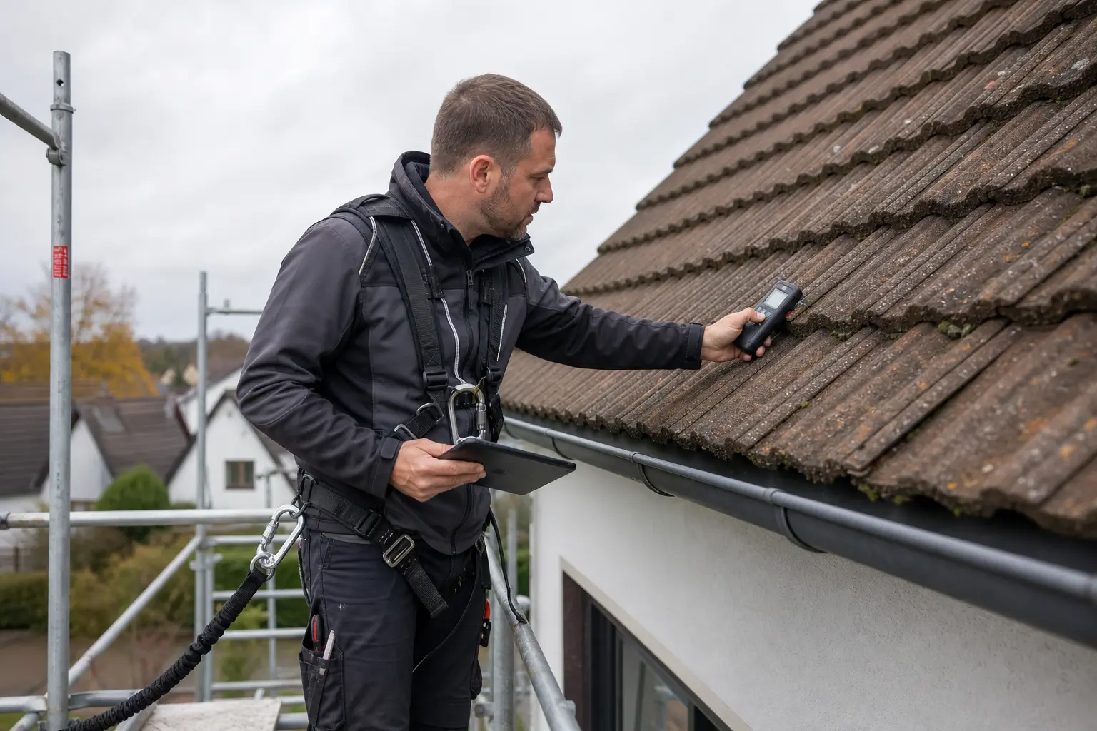 Dach prüfen passend visualisiert