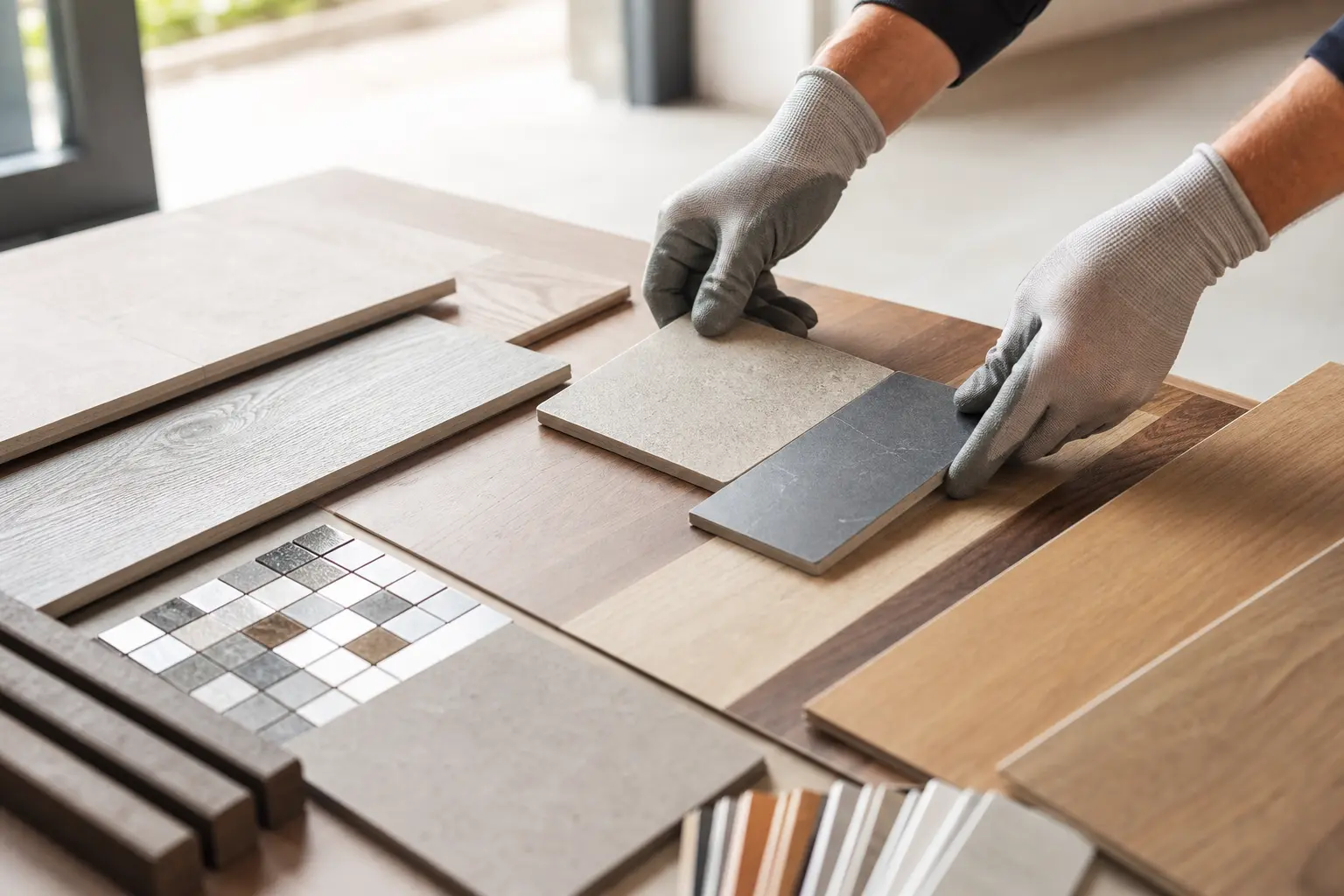 Fliesen, Vinyl und Laminat passend auswählen