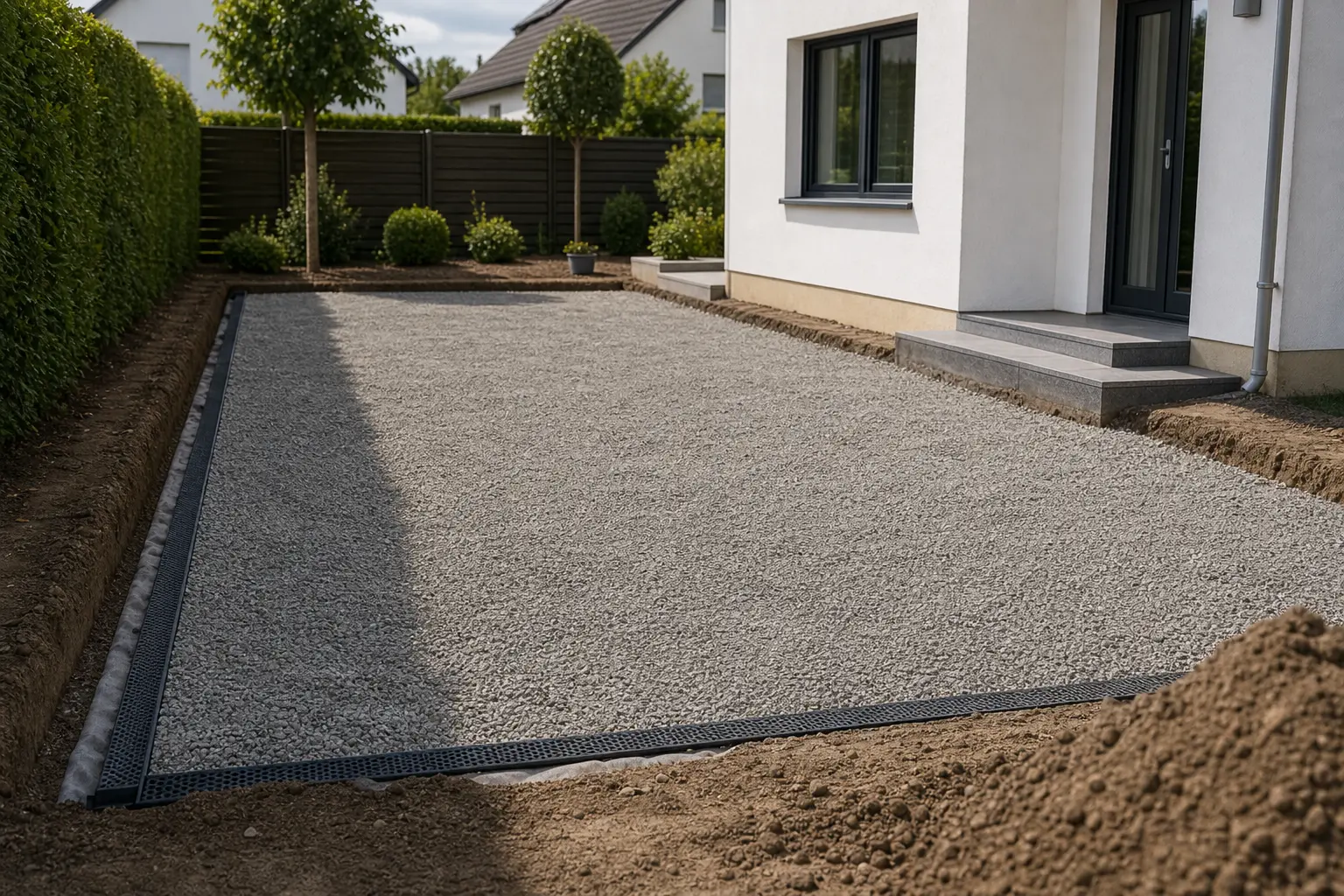 Unterbau für die nächste Leistung fertigstellen