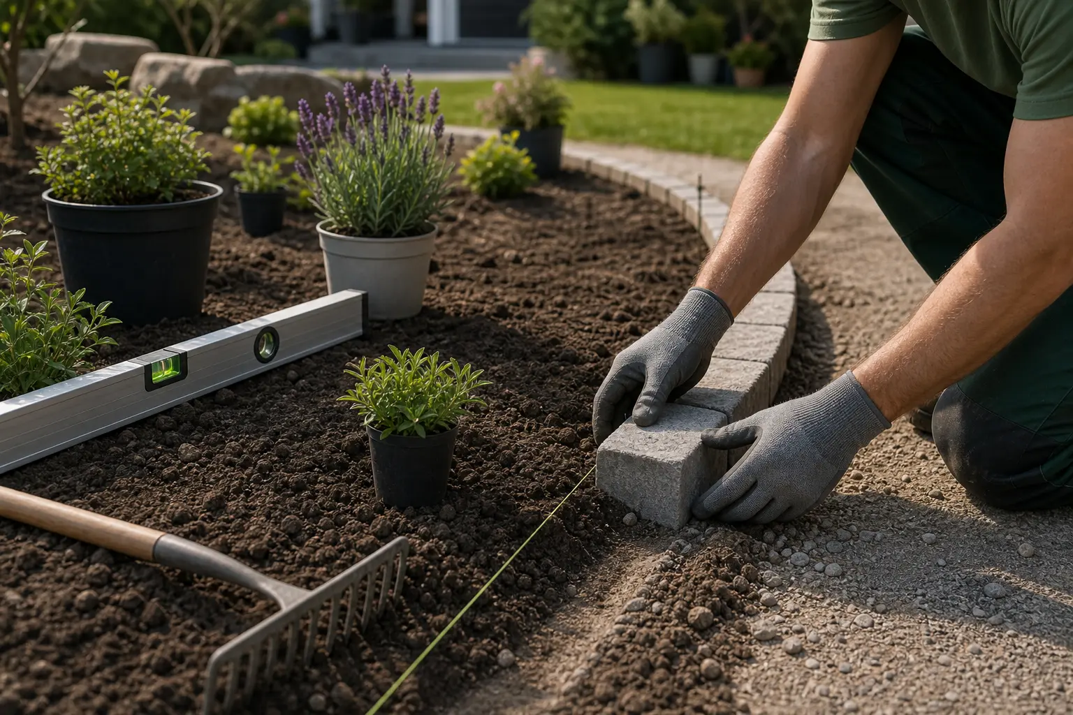 Gartenlandschaftsbau Detailarbeit
