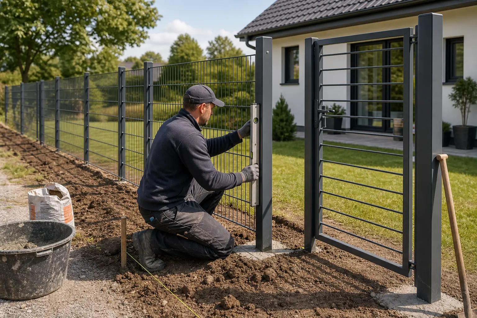 Gartenzäune und Tore passend zum Grundstück