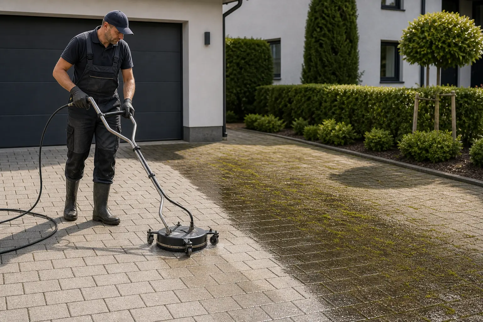 Pflasterreinigung für saubere Außenflächen