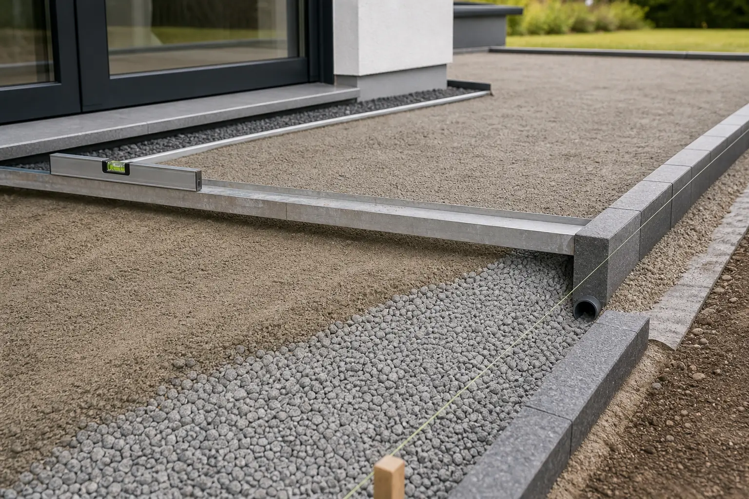 Terrassen Detailarbeit