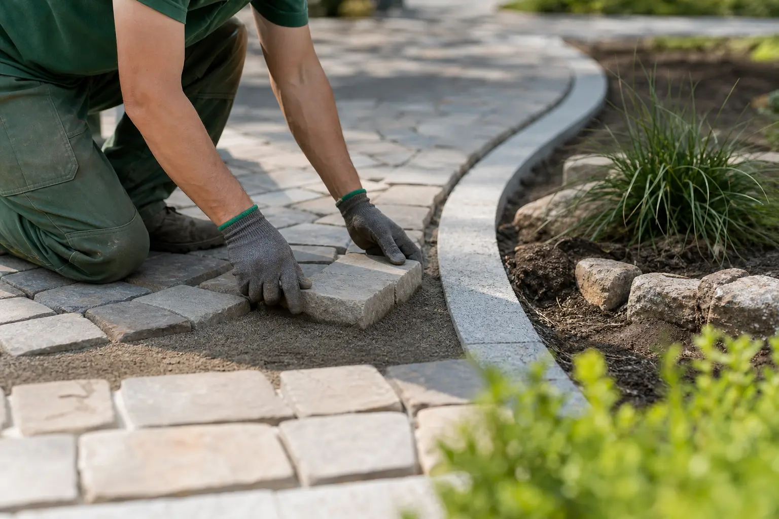Wege durch den Garten passend anlegen