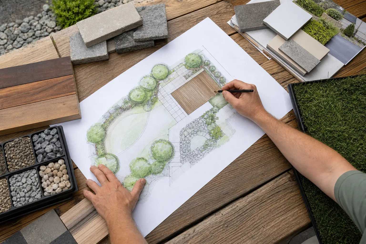 Struktur planen passend visualisiert