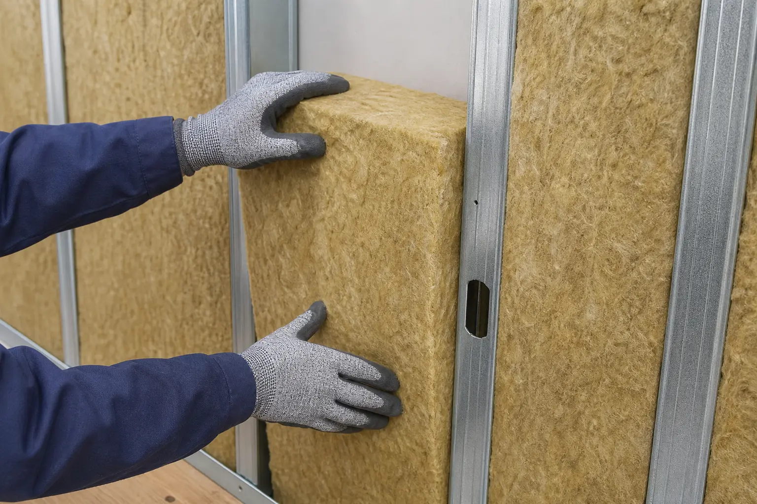 Rockwool als Dämmstoff passend zum Trockenbau